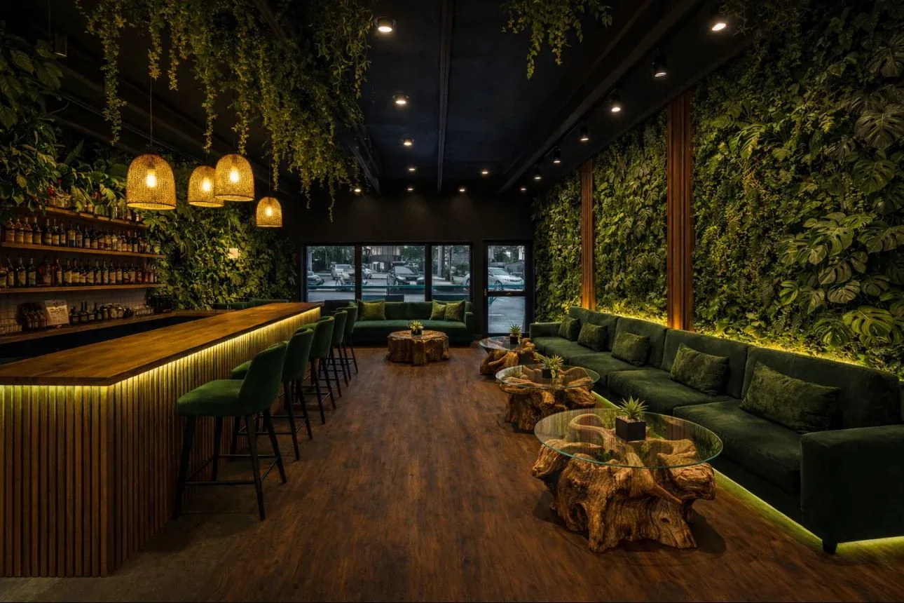 Club Kava Interior Rendering